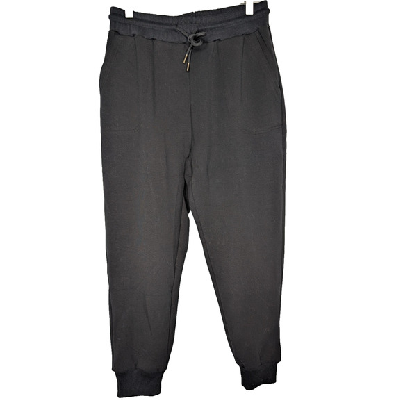 Mary Square Black Millie Luxe Athleisure Lounge Casual Drawstring Jogger Medium - Picture 1 of 7